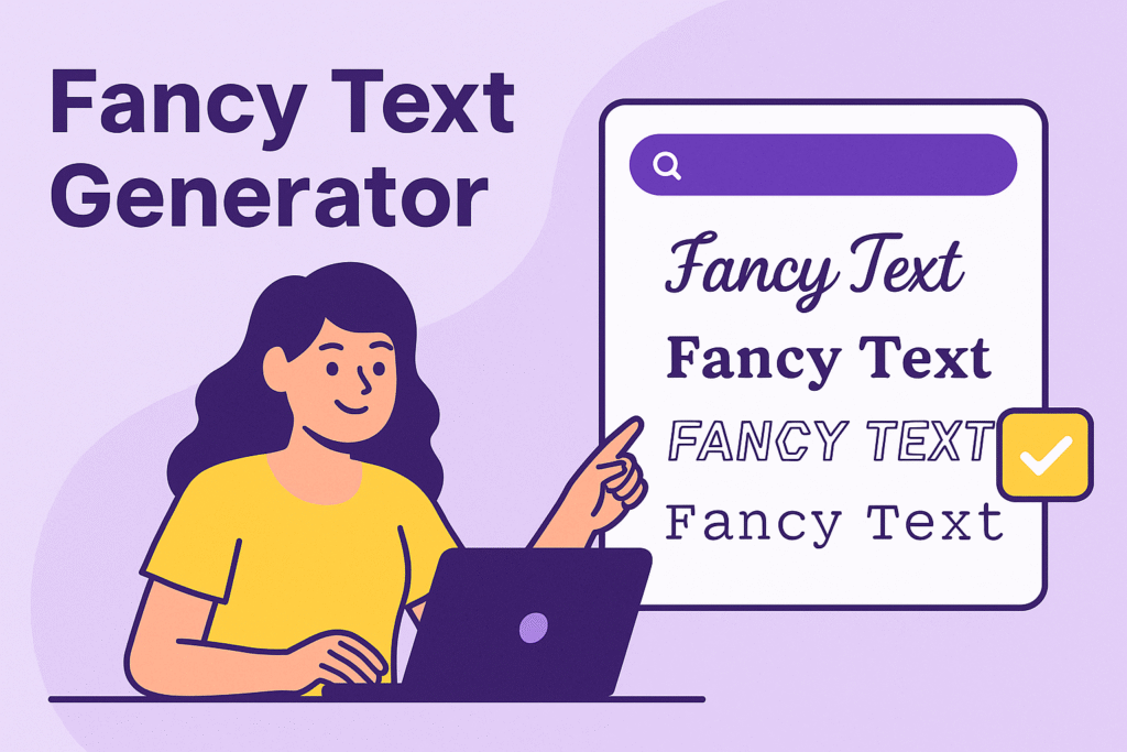 Fancy Text Generator – Stylish Fonts Online - Taskly Tools