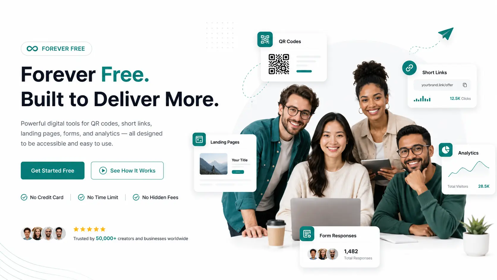 Free dynamic QR codes and real-time tracking with Qurio